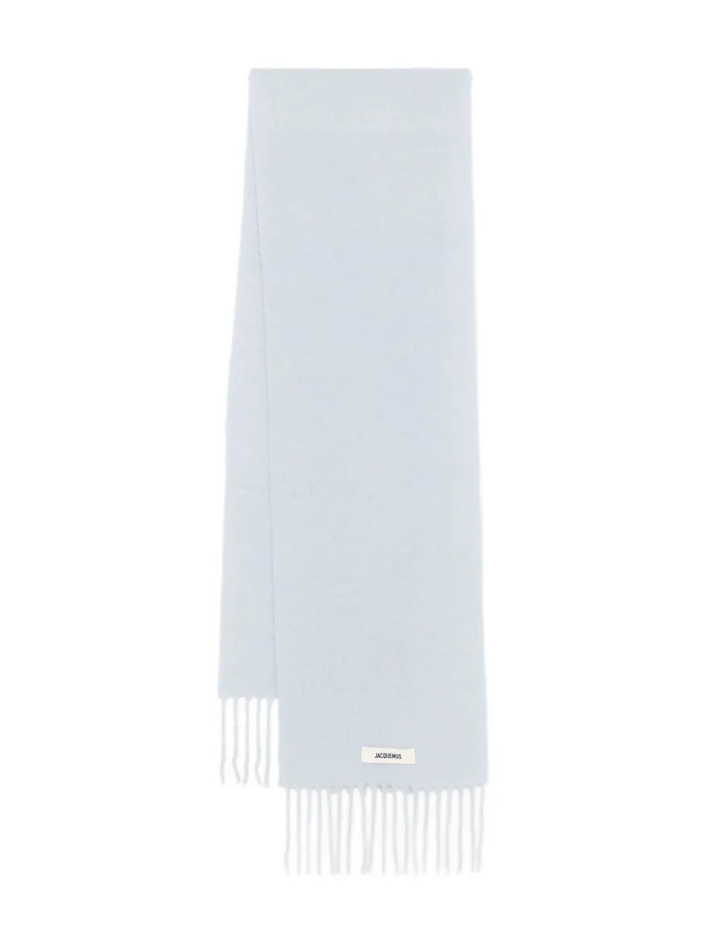 Jacquemus fringed wool scarf | Blue | Image 1