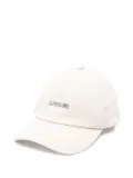 Jacquemus logo-plaque cap - Neutrals