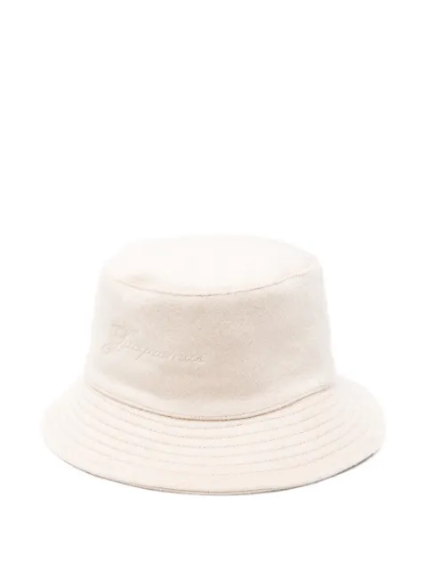 Jacquemus gorro de pescador con logo bordado