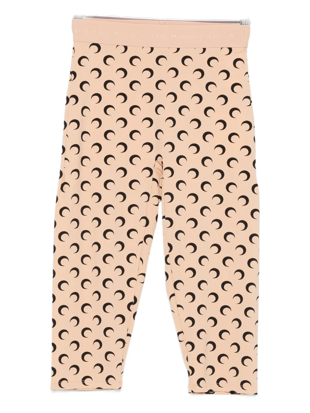 moon-print cropped trousers