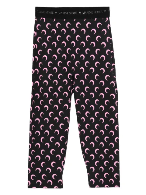 Marine Serre Capri Moon-printed shorts