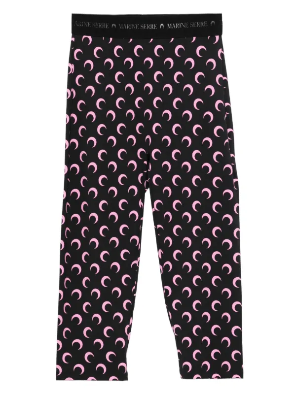 Marine Serre ムーンプリント ショートパンツ | ブラック | FARFETCH JP