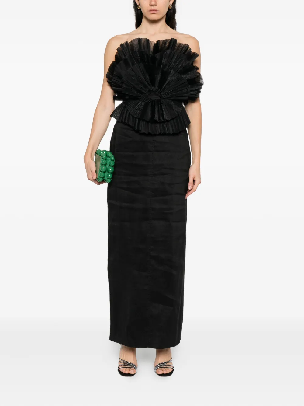 Aje Kira midi dress Zwart