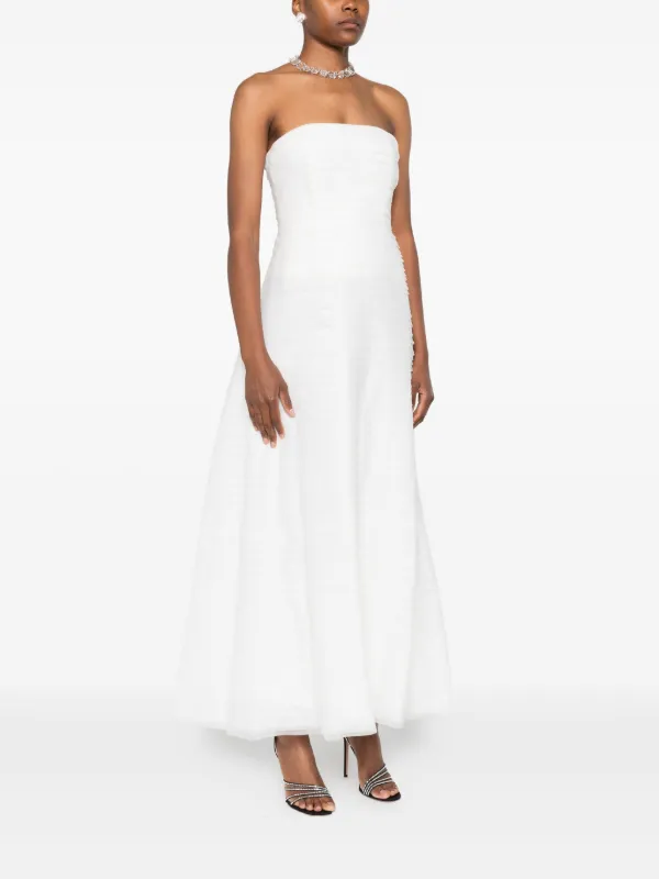 【Aje.】Soundscape Maxi Dress Aje Soundscape Maxi Dress | White | FARFETCH