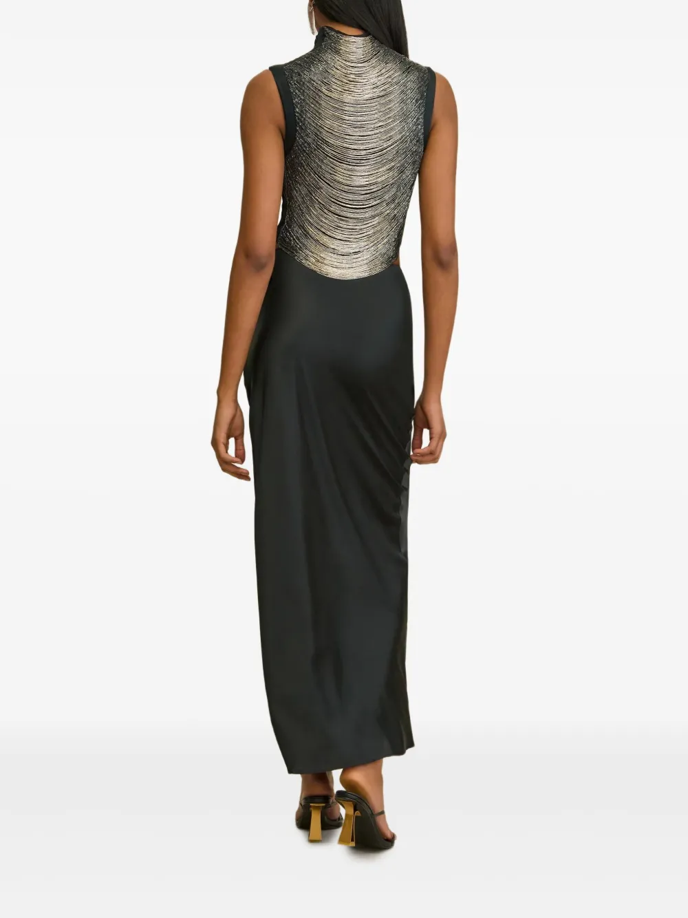 Cult Gaia Chantel Bias-cut Maxi Skirt In Black