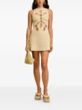 Cult Gaia Franco cut-out sleeveless mini dress - Neutrals