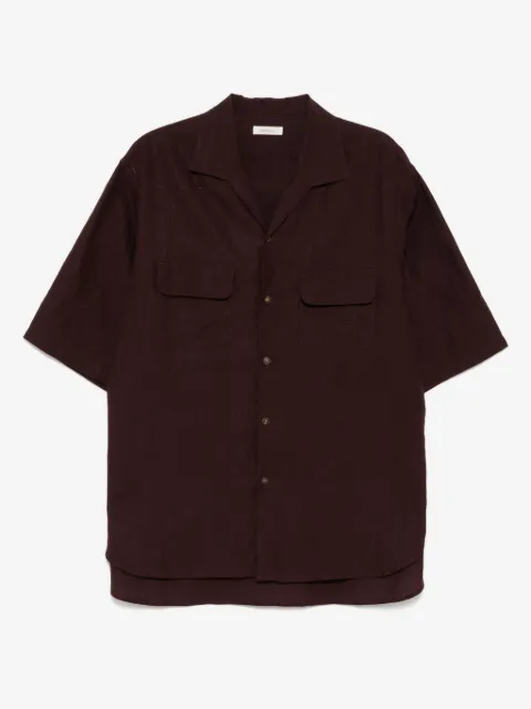 CALMLENCE open-collared shirt