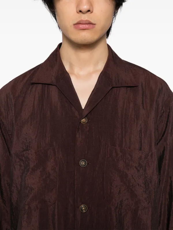 CALMLENCE オープンカラーシャツ | レッド | FARFETCH JP
