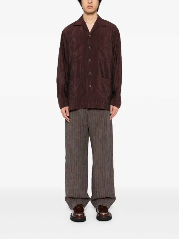 CALMLENCE Classic open-collar Shirt | Red | FARFETCH GE