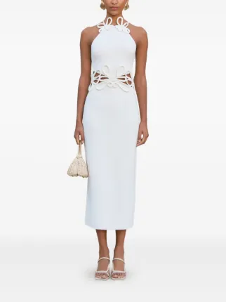jena knit dress cult gaia Midi | White related:distia-plunge-puff-mini-dress-black-179