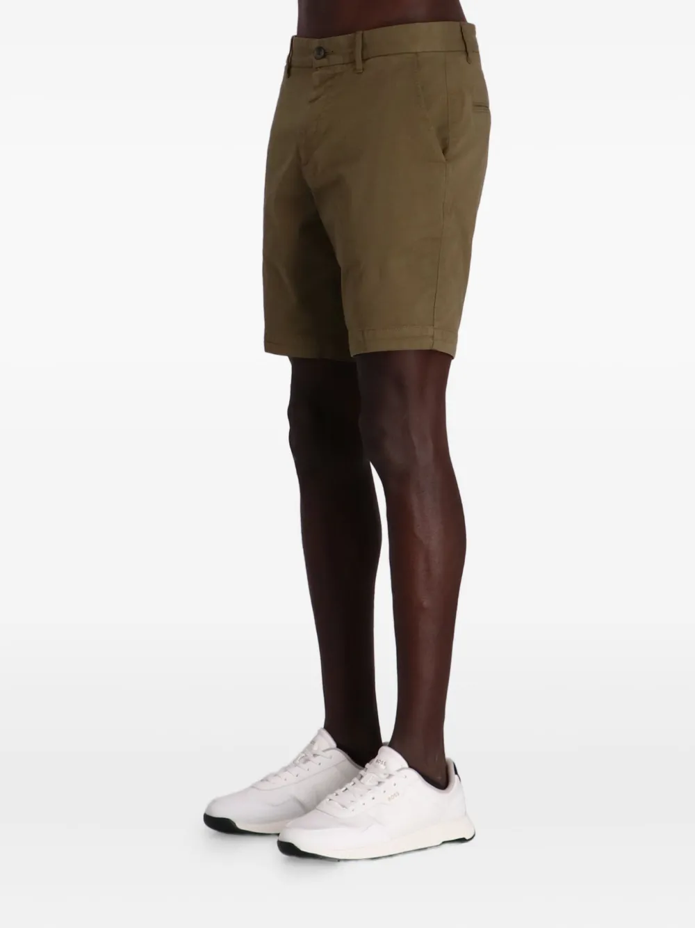 BOSS Chino shorts Groen