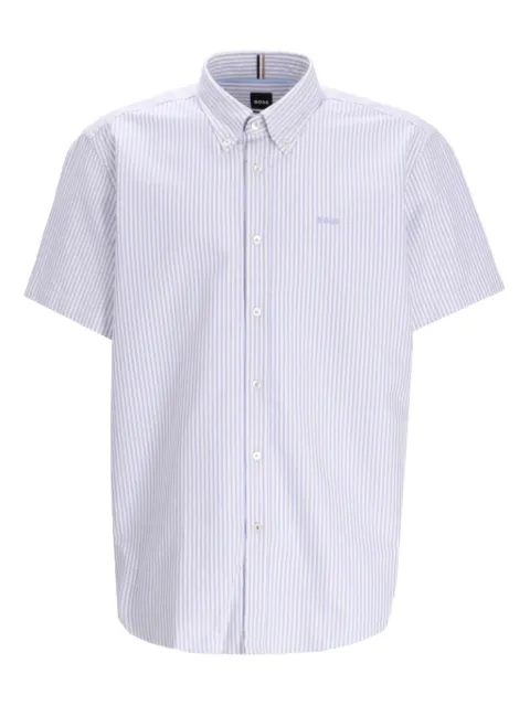 BOSS camisa Roan manga corta a rayas 
