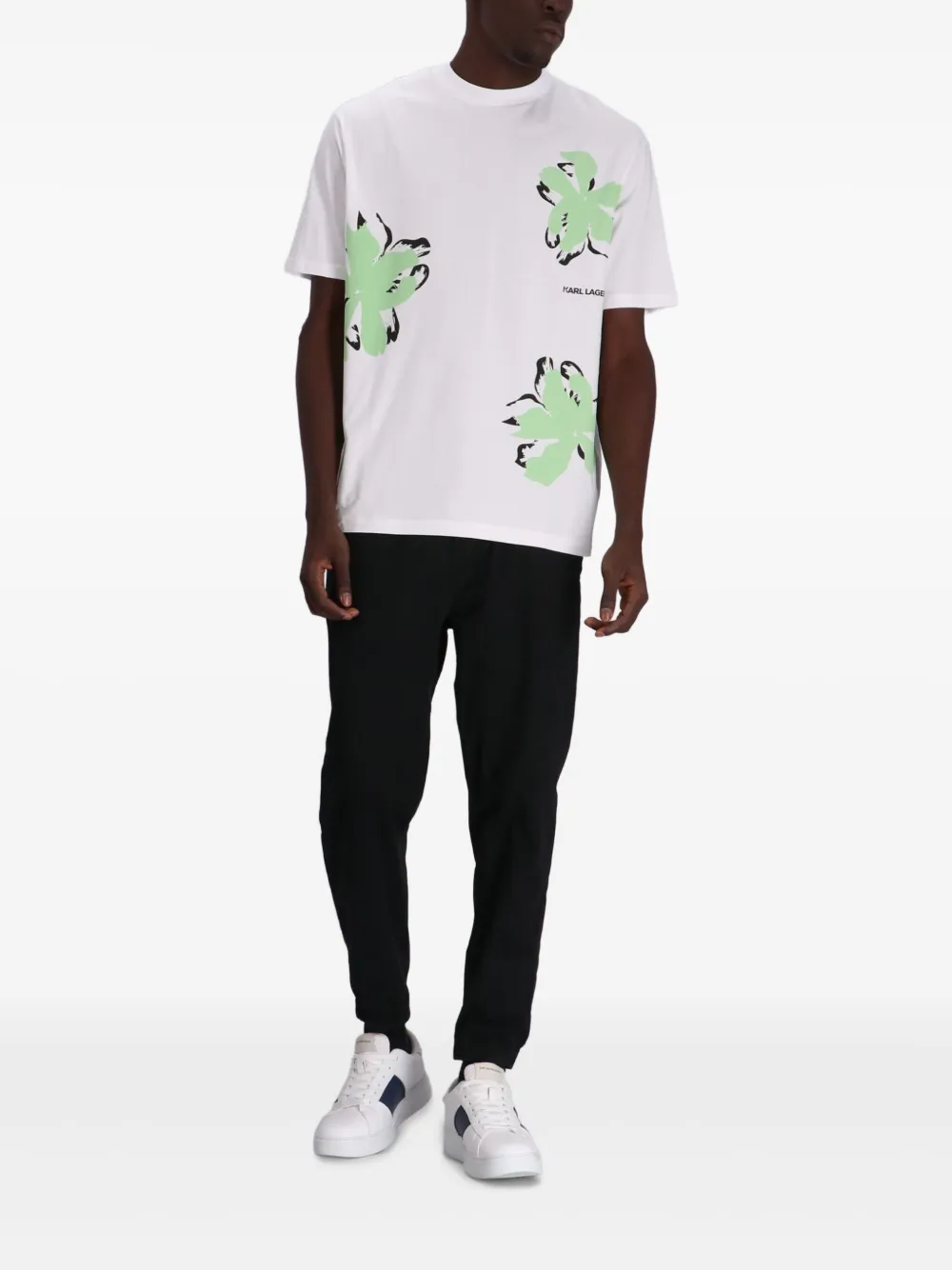 Karl Lagerfeld T-shirt met logoprint Wit