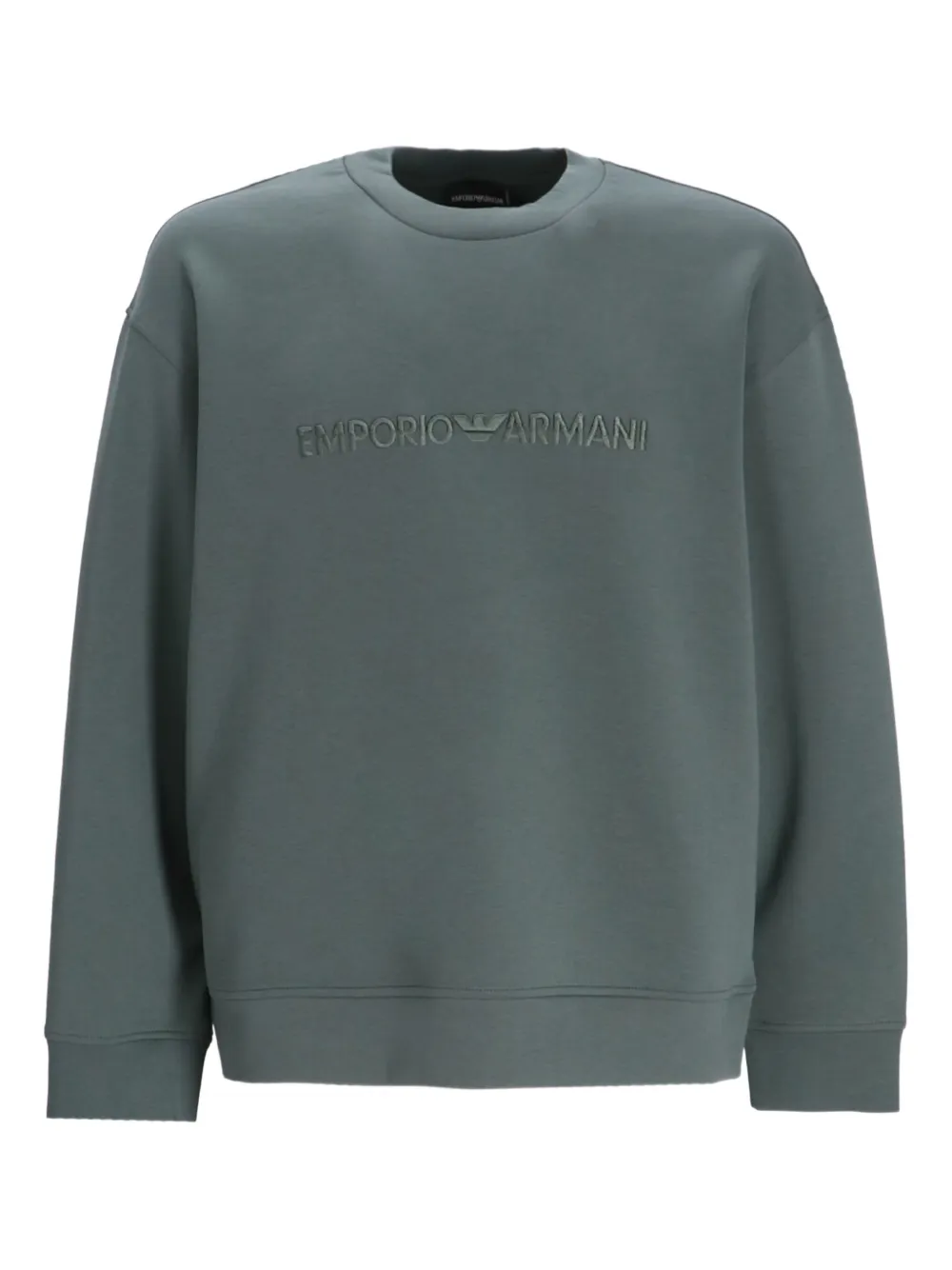 Emporio Armani logo-print sweatshirt | Green | Image 1