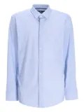 BOSS Hank geometric-patterned long-sleeve shirt - Blue
