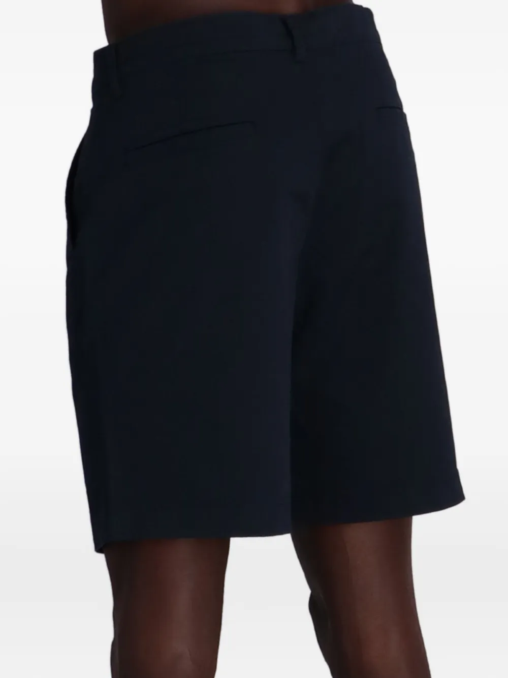 Emporio Armani Shorts met logopatch Blauw