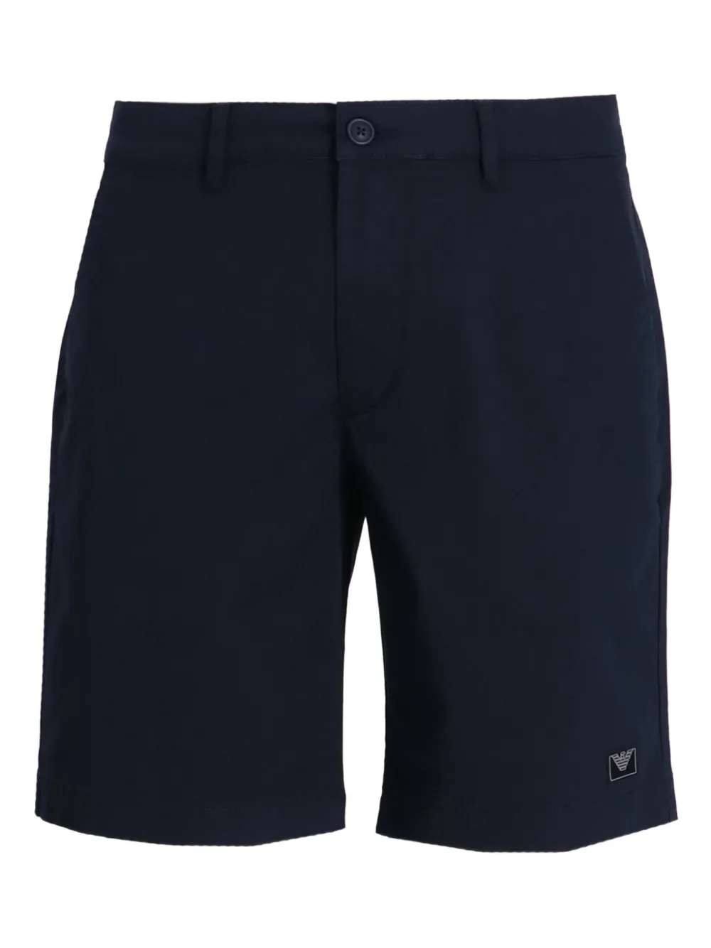 Emporio Armani Shorts met logopatch Blauw