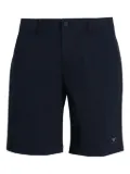 Emporio Armani logo-patch shorts - Blue