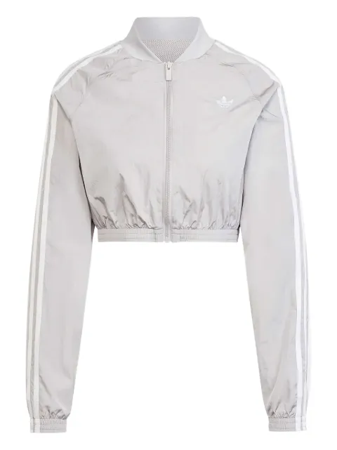 adidas logo-embroidered jacket 