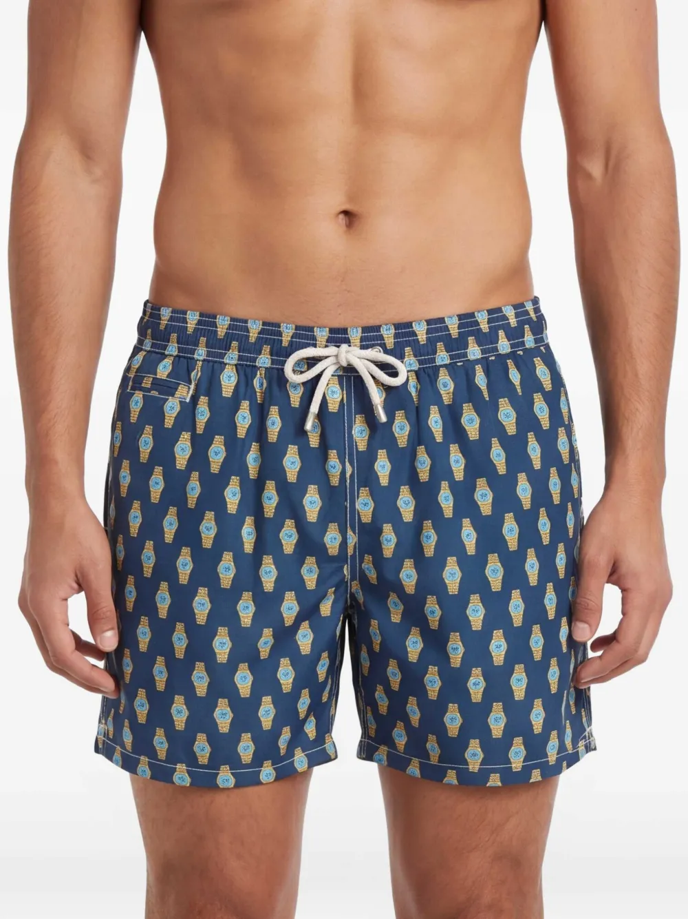 MC2 Saint Barth Zwembroek met print Blauw