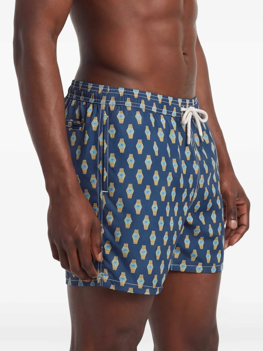 MC2 Saint Barth Zwembroek met print Blauw