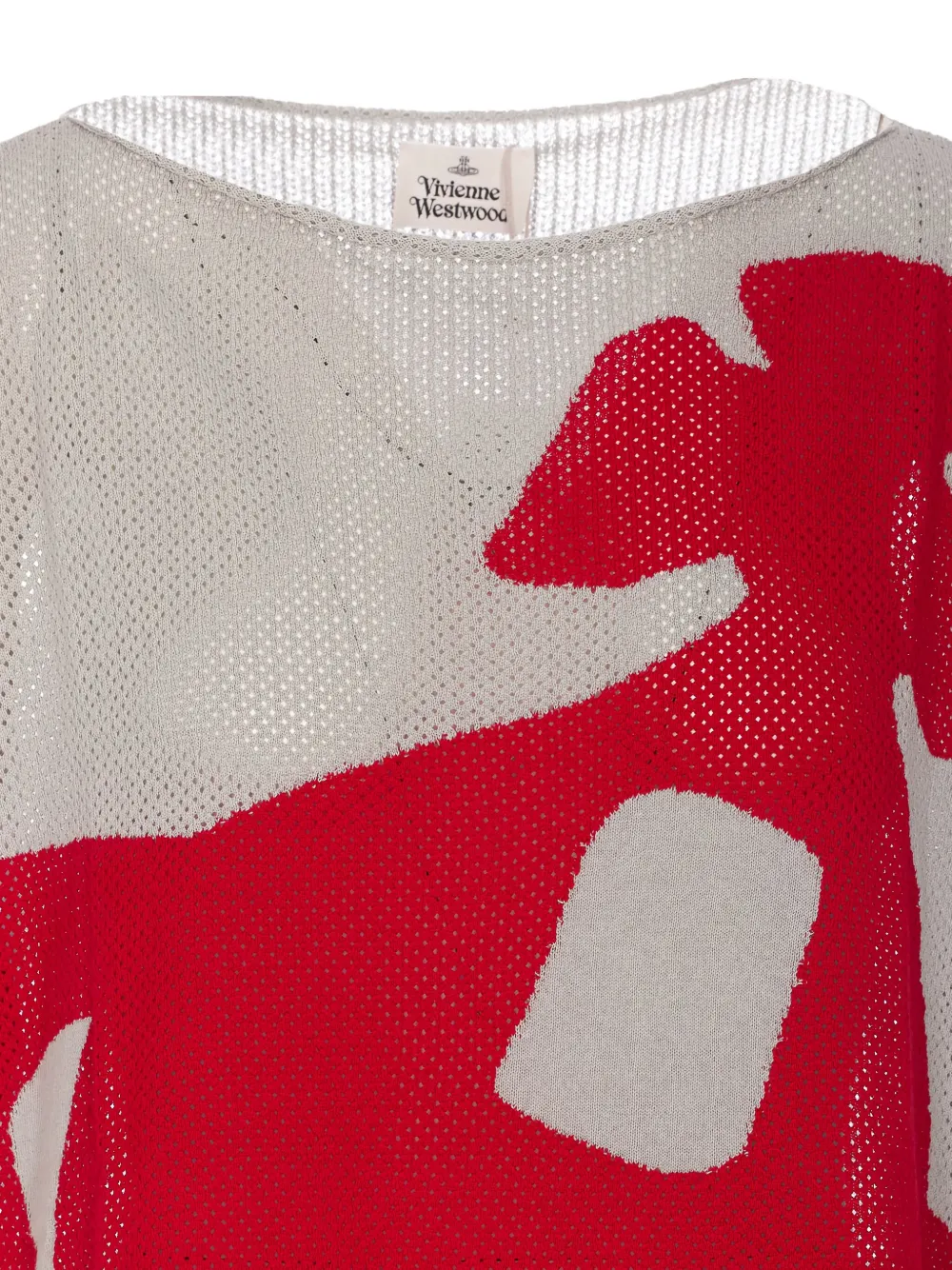Vivienne Westwood T-shirt met Orb-patroon Grijs