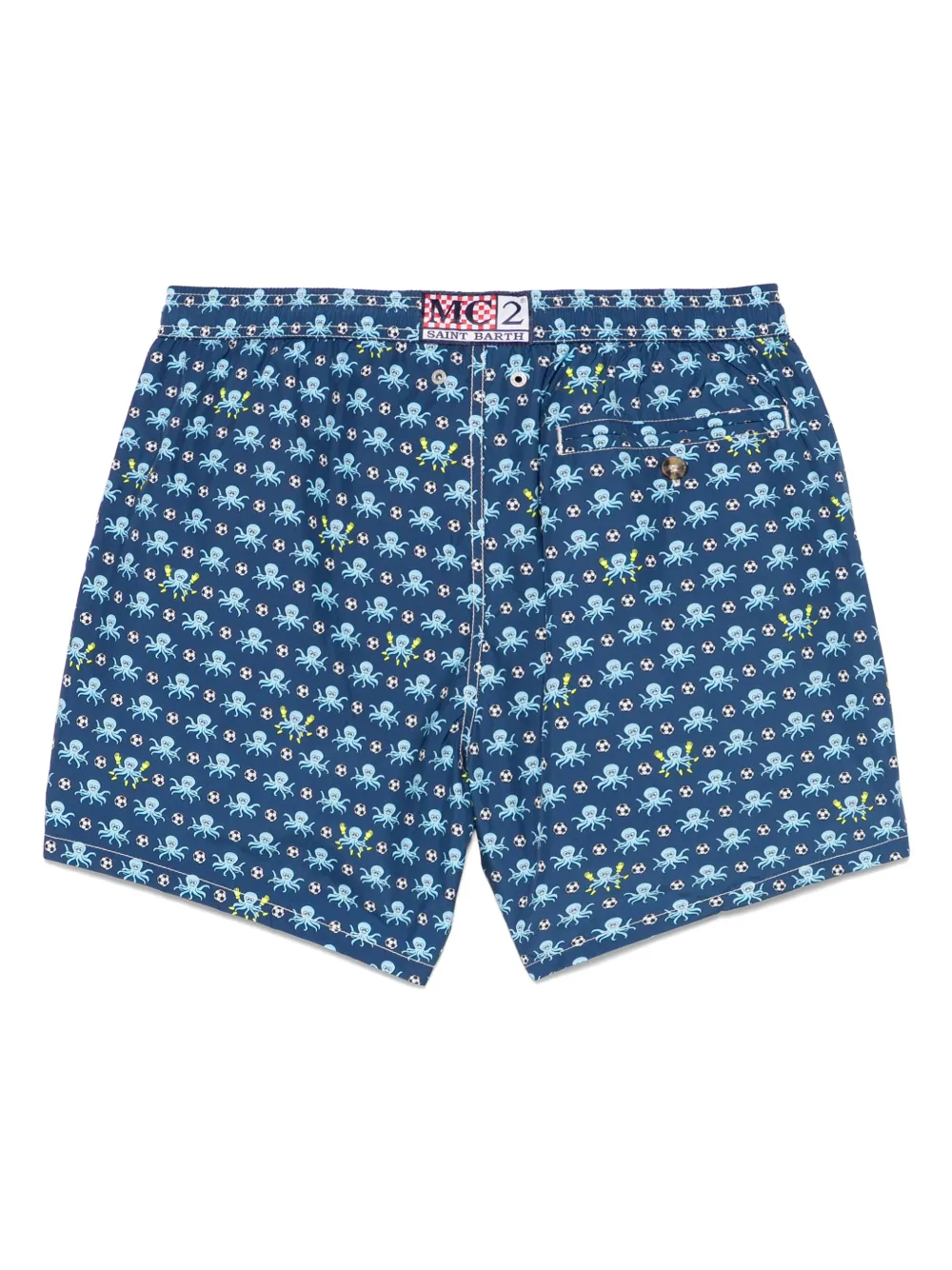 MC2 Saint Barth shorts de playa Micro Fantasy en colaboración con SSC Napoli Lighting | Shorts de playa | Image 2