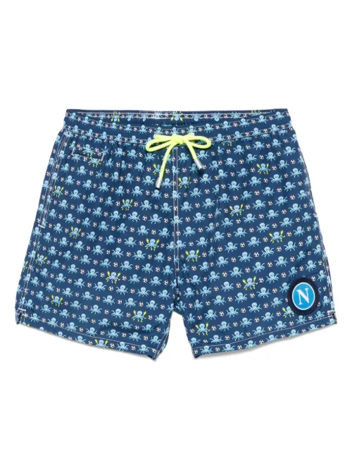 X SSC Napoli short de bain Lighting Micro Fantasy - MC2 Saint Barth - Modalova