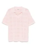 Jil Sander open-knit T-shirt - Pink