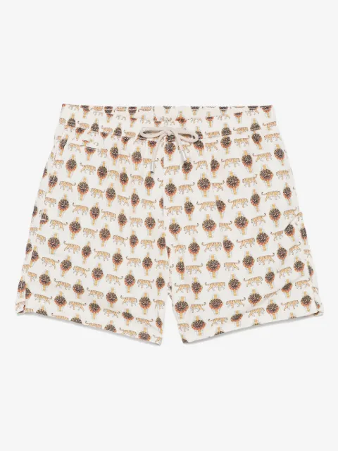 MC2 Saint Barth short de bain Lighting à imprimé tigre
