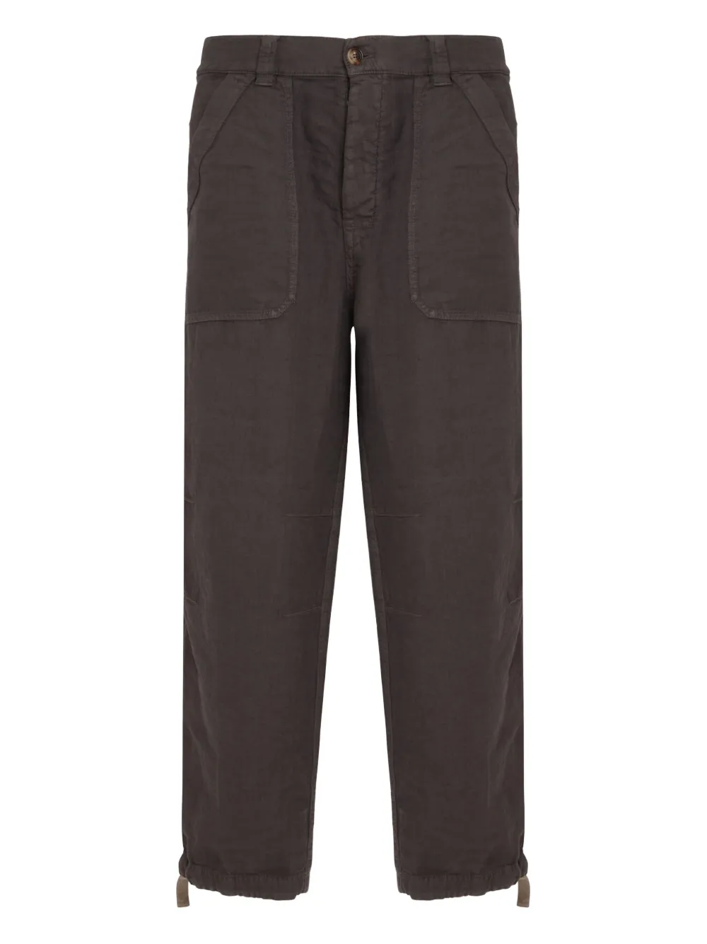 Brunello Cucinelli straight-leg trousers | Brown | Image 1