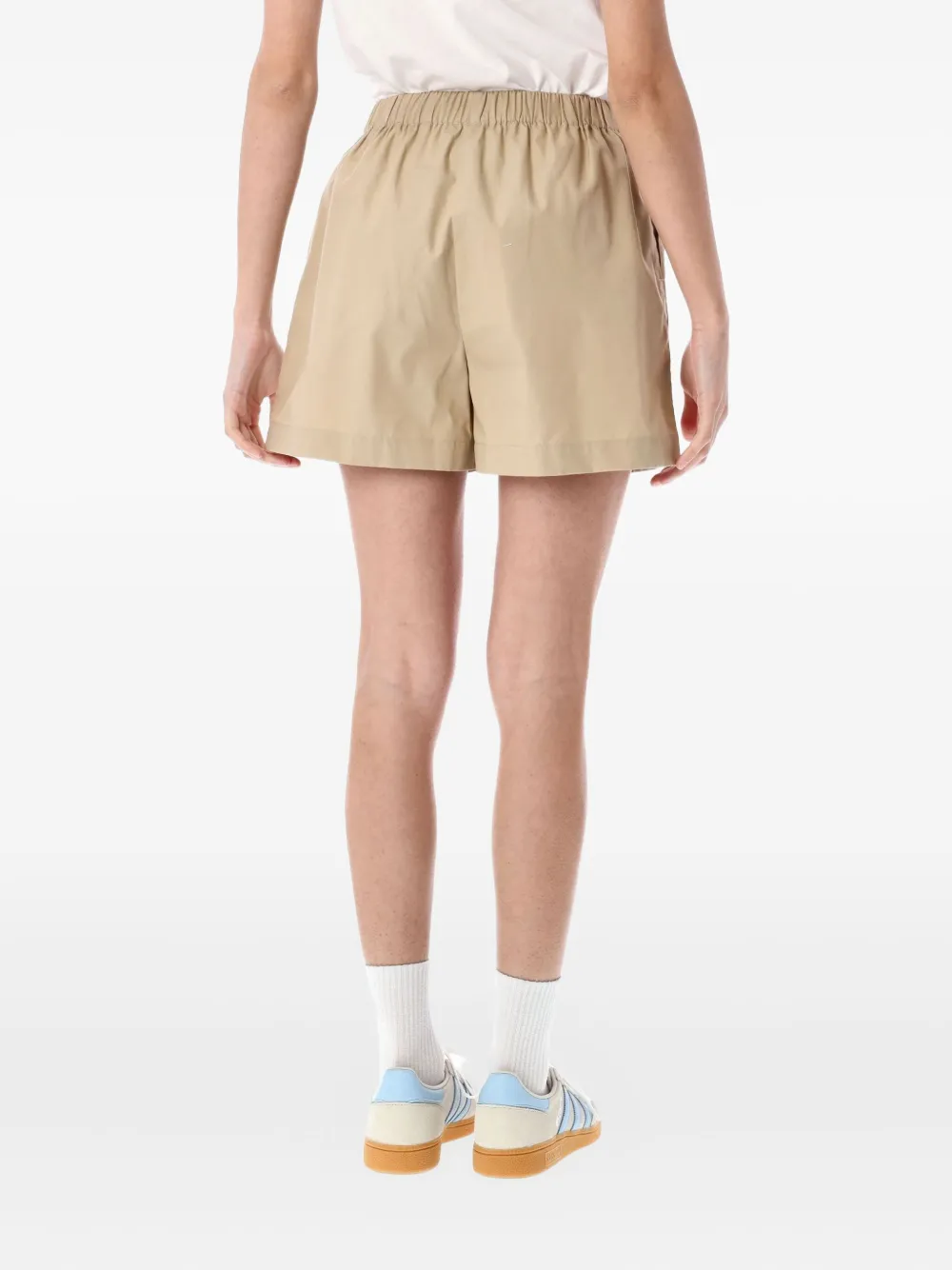 Sporty & Rich Shorts met geborduurd logo Beige