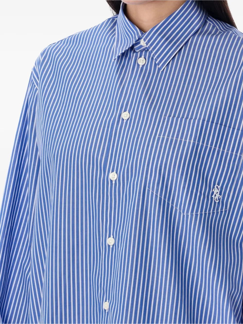SPORTY AND RICH COTTON SHIRT 