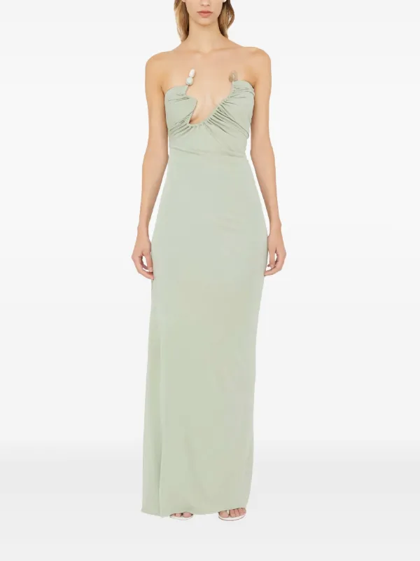 Christopher Esber Odessa Evening Gown | Green | FARFETCH BN