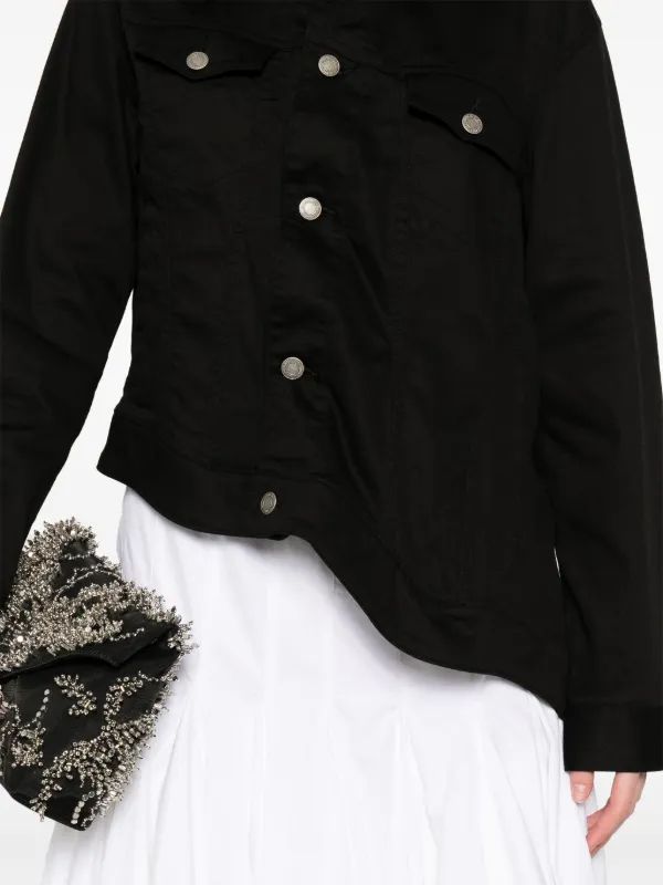 UNDERCOVER Asymmetrical black shirt