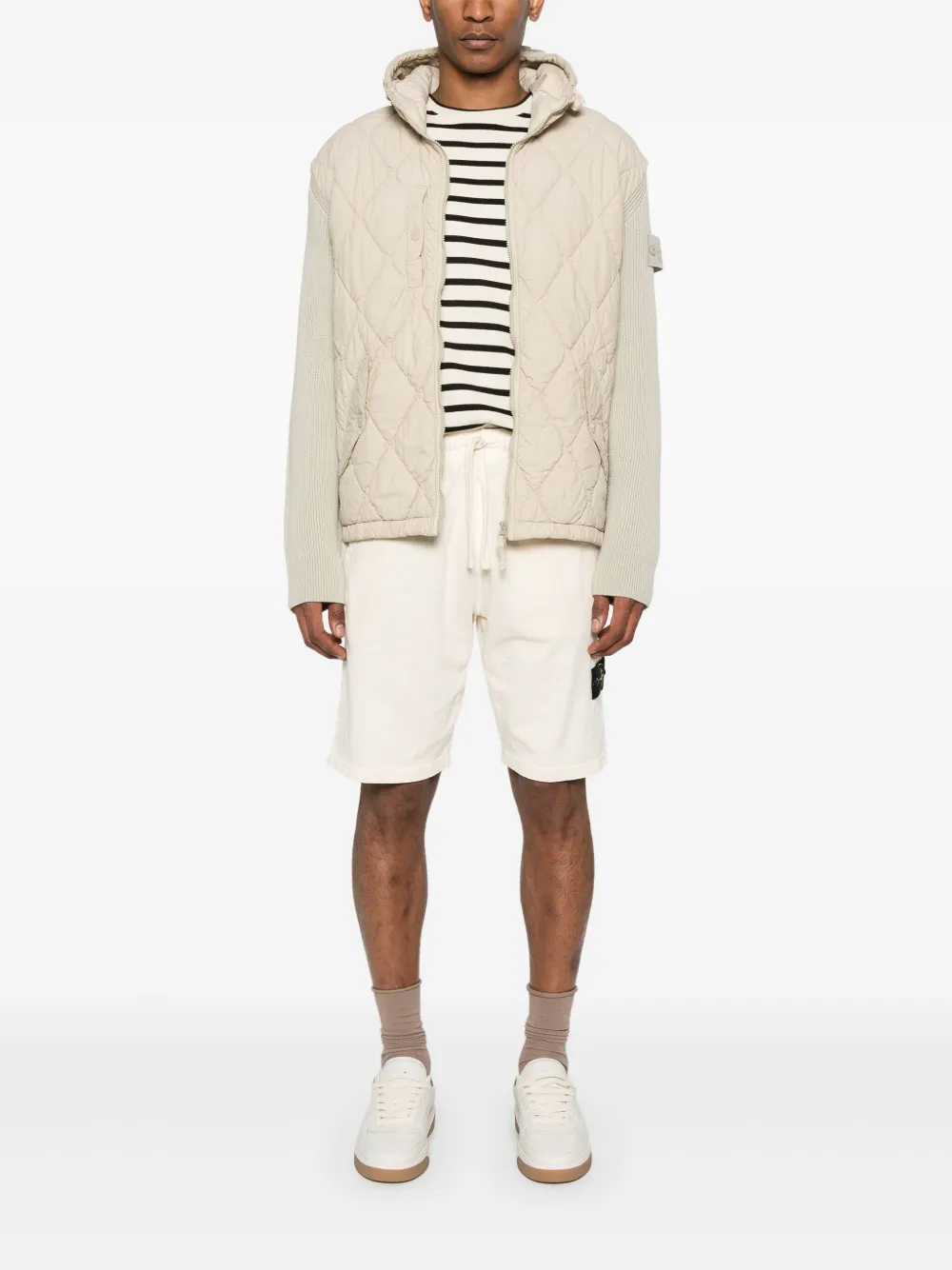 Stone Island cotton track shorts | Track & Running Shorts | Image 2