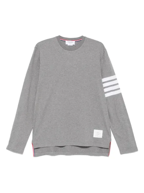 Thom Browne T-shirt in cotone con dettaglio a 4 righe
