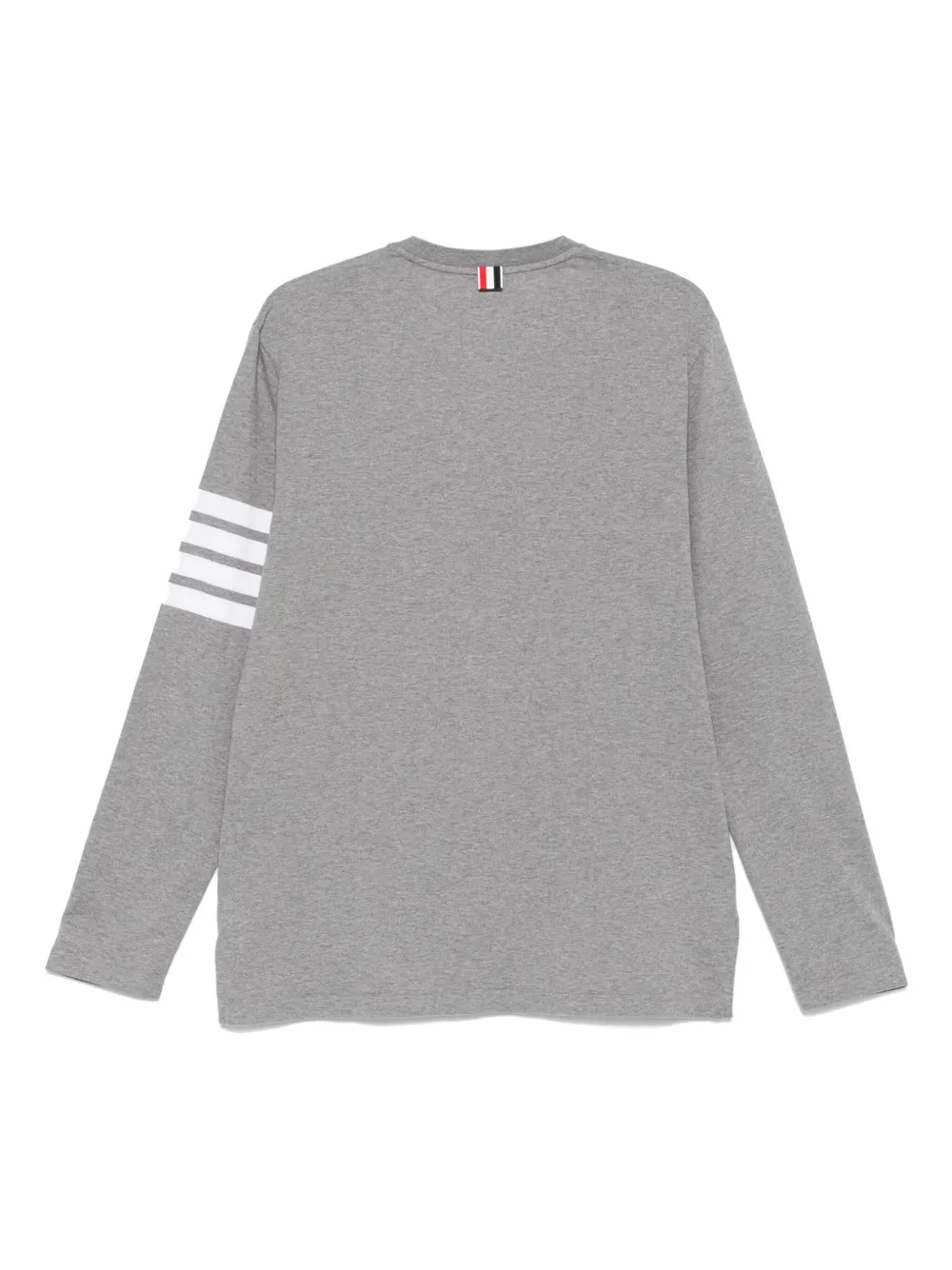 Thom Browne 4-Bar cotton T-shirt - Grijs