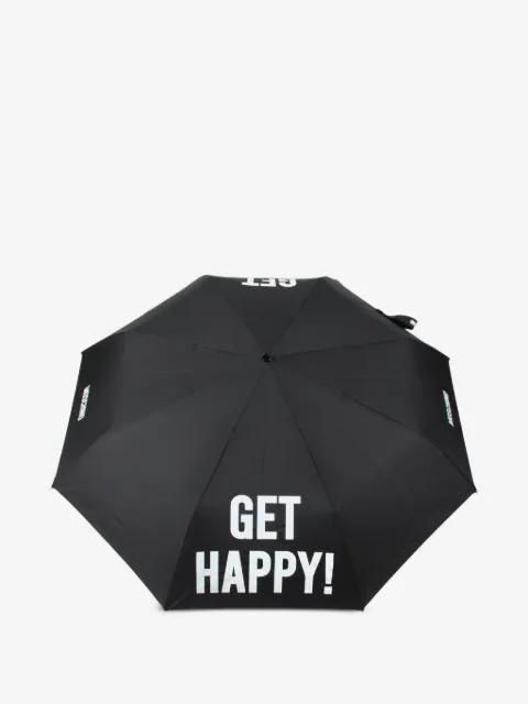 Moschino slogan-print compact umbrella