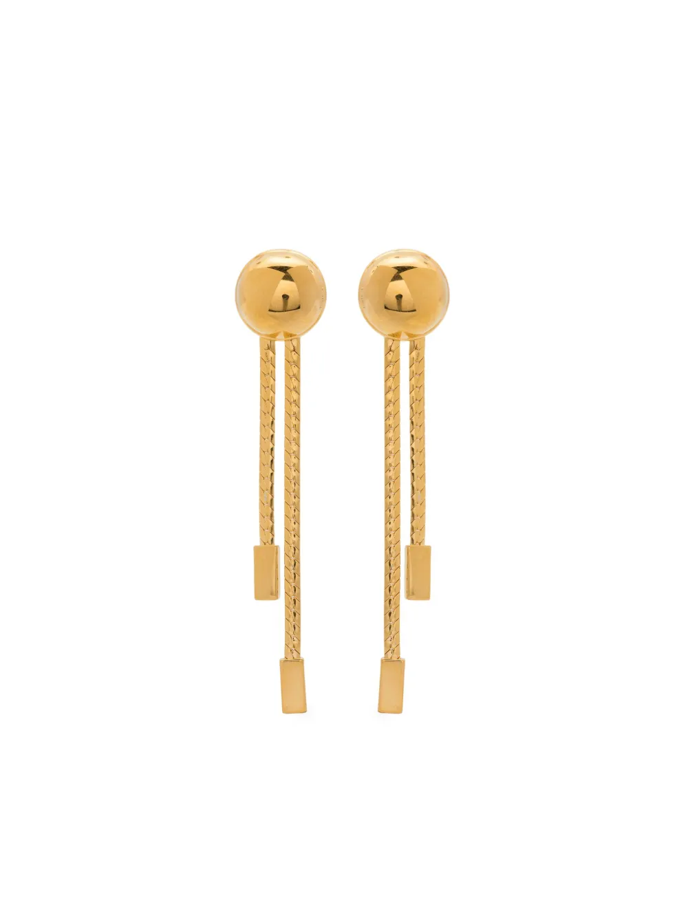 TOM FORD sphere-linked chain earrings | Gold | Image 1