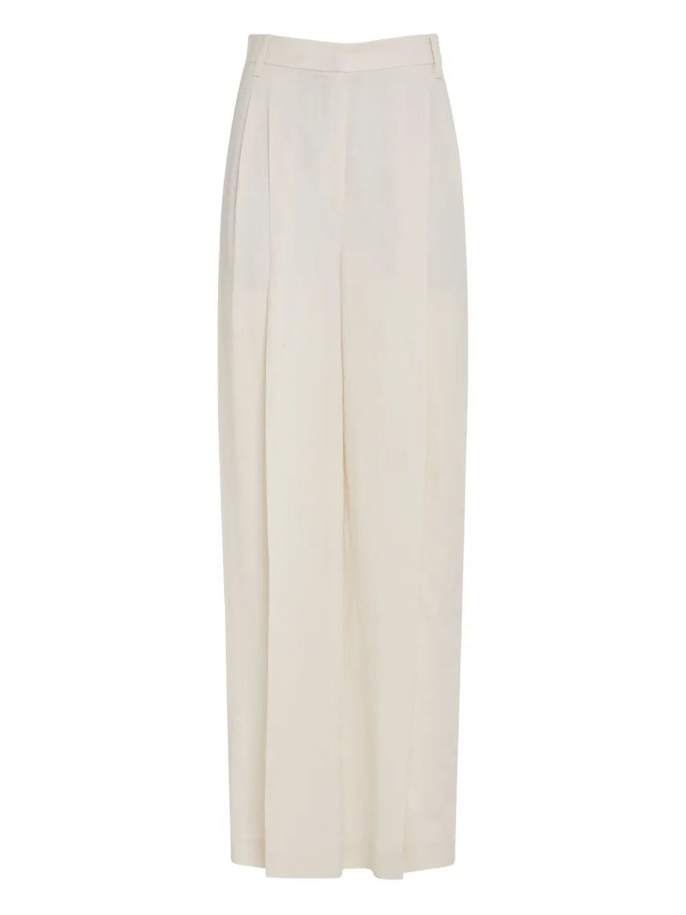 Brunello Cucinelli Broek met wijde pijpen Wit