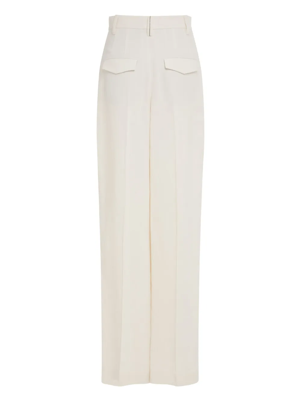 Brunello Cucinelli Broek met wijde pijpen Wit