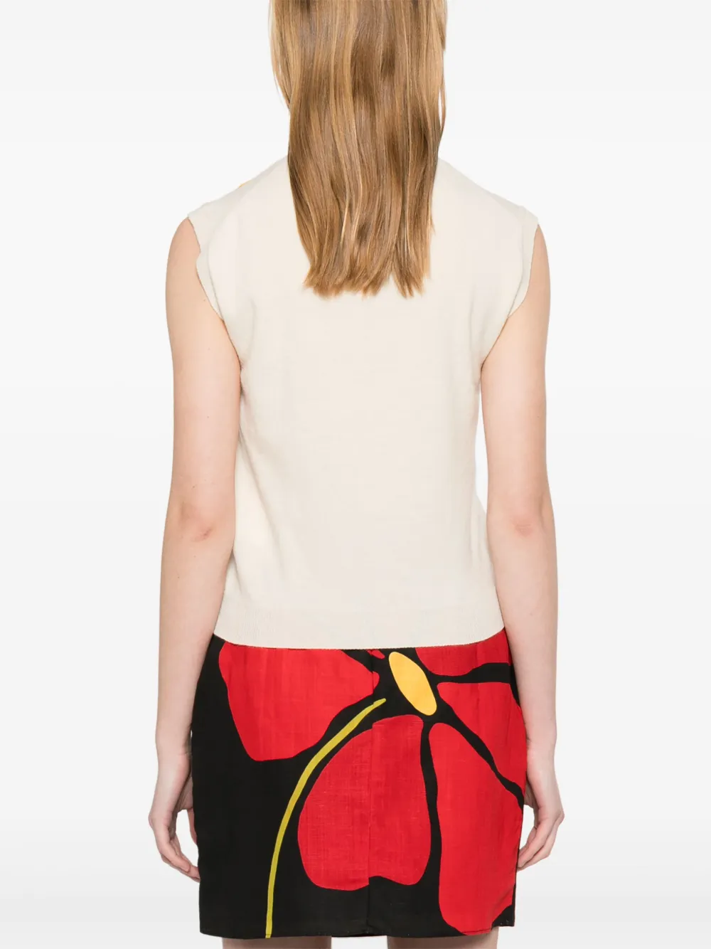 Marni Spencer met argyle print Beige