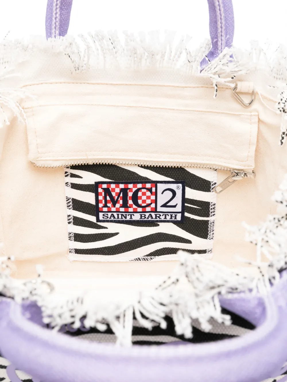 MC2 Saint Barth Colette kleine shopper Wit