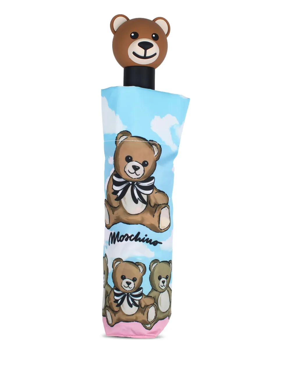 Moschino Paraplu met teddybeerprint Blauw