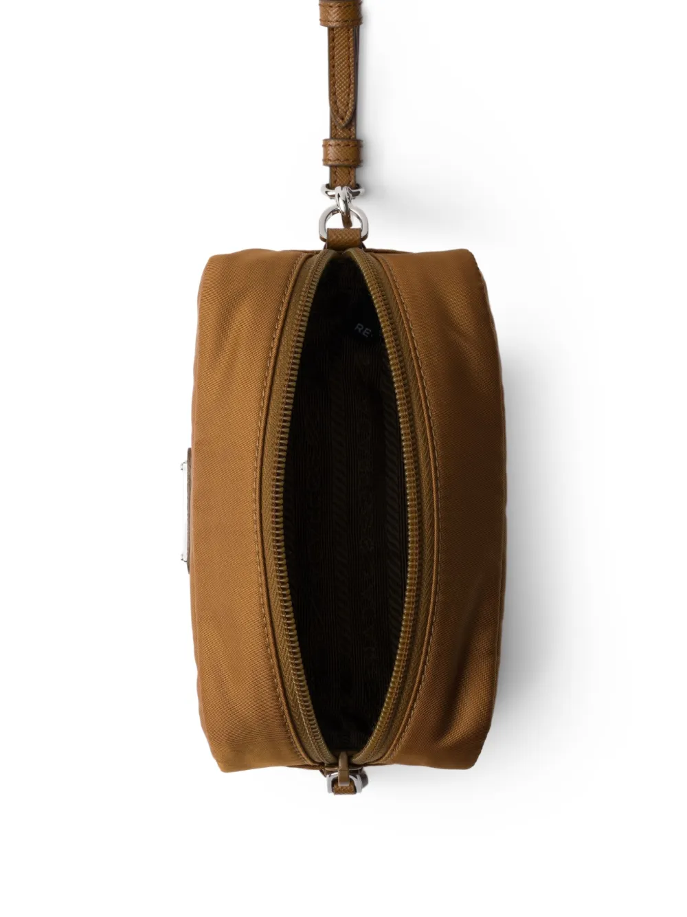 Prada Re-Nylon make-up tas Bruin