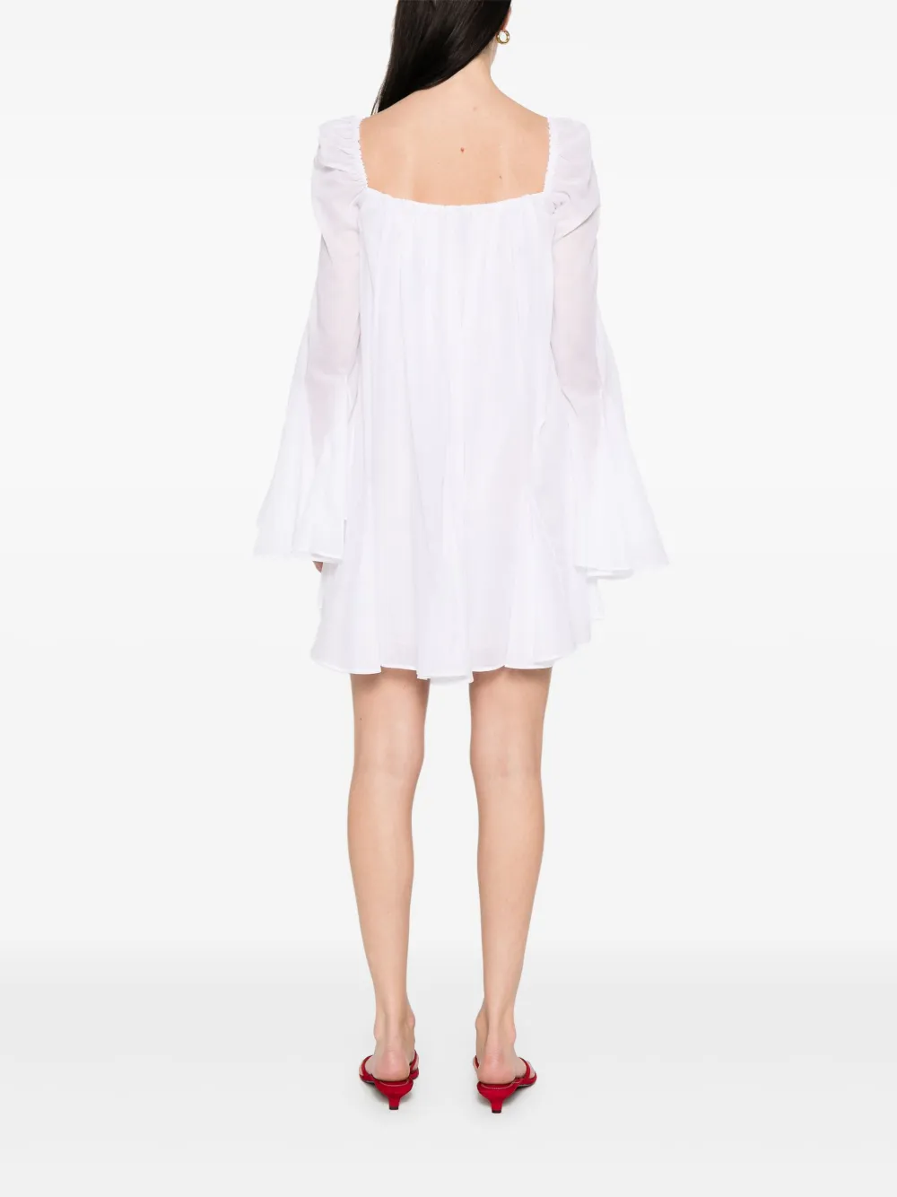 THE ANDAMANE Whitney mini-jurk Wit