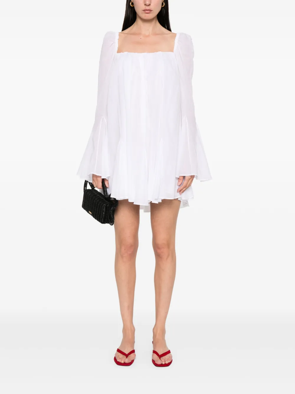 THE ANDAMANE Whitney mini-jurk - Wit