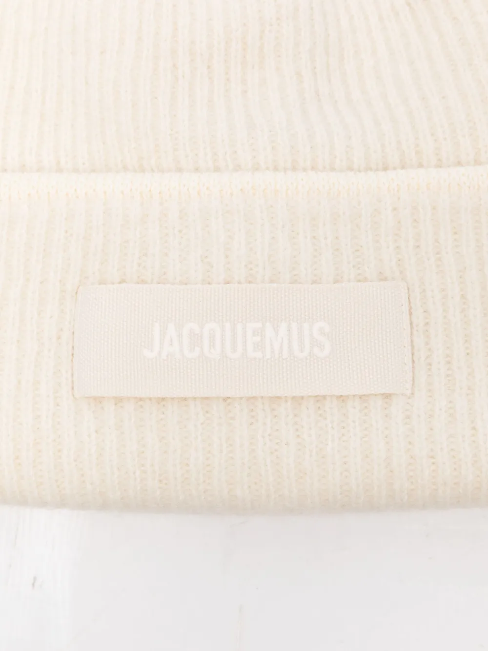 Jacquemus The Gros Grain muts Wit