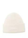 Jacquemus The Gros Grain beanie hat - White